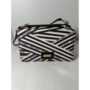 Betsy Johnson Black and Pink Women's Bag